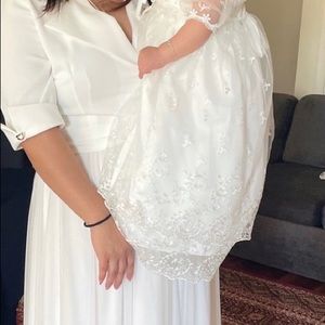 Ekol Dress color ivory with tulle